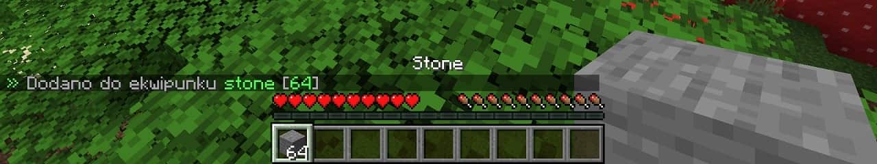 komenda /j give stone